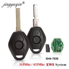 jingyuqin EWS Sytem Car Remote Key for BMW E38 E39 E46 X3 X5 Z3 Z4 1/3/5/7 Series 315/433MHz ID44 Chip Keyless Entry Transmitter 2024 - купить недорого