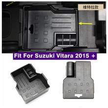 Car Central Armrest Storage Box Console Arm Rest Tray Pallet Container Cover Kit For Suzuki Vitara 2015 - 2021 Auto Accessories 2024 - buy cheap
