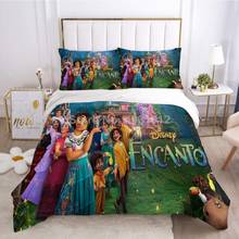 Disney-juego de ropa de cama de Frozen 2, funda nórdica de princesa Elsa y Anna para niñas, ropa de cama individual para bebés, regalo de cumpleaños 2024 - compra barato