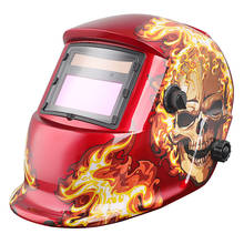 Capacete de solda/máscara/tampa, capacete automático de solda elétrica, escurecimento automático, máscara de soldagem mig com presente, 10 amps 2024 - compre barato