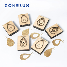 ZONESUN Leather Earring Cutting Die Drop Shape Paper Art Leather Decoration Tool For Die Cutting Machine DIY Handicraft Cutter 2024 - buy cheap