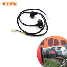 OTOM Motorcycle Kill Switch Red Yellow Push Button Horn Starter For KTM EXC HUSQVARNA FE CRF KXL YZF RMZ Dirt Pit Bike ON/OFF 2024 - buy cheap