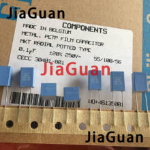 50PCS NEW PH BC MKT370 0.1UF/250V P5MM blue film capacitor VISHAY MKT 370 104/250V 250V 0.1UF 104 100NF U1 2024 - buy cheap