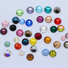 144/1440p ss5 44-Colores plana no-de cristal de revisión manicura rhinestones uñas arte decoración Super strass brillante piedras de vidrio 2024 - compra barato