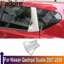 For Nissan Qashqai Dualis 2007 2008 2009 Stainless Steel Rear Window Triangle Sill Trim Covers Car Styling Car Accessories 2024 - buy cheap
