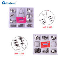 Dental Matrices Saddle Contoured Metal Matrix Universal Kit for Teeth Replacement with Spring Clip 35μm 50μm Hard Dentistry Tool 2024 - buy cheap