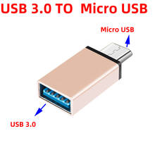 Usb portátil otg conversor micro usb3.0 otg cabo adaptador para samsung xiaomi android telefone móvel mouse teclado usb disco flash 2024 - compre barato