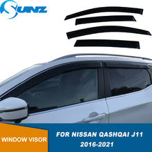 Window Visor For Nissan Qashqai J11 Rogue Sport  2016 2017 2018 2019 2020 2021 Side Window Vent Visor Sun Rain Deflector Guard 2024 - buy cheap