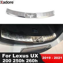 Car Styling Rear Trunk Bumper Cover Trim For Lexus UX 200 UX250h UX260h 2019 2020 2021 Steel Inner Tailgate Tail Door Sill Plate 2024 - buy cheap