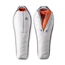 Naturehike arxtic profissional-23 graus 850fp espessamento ganso para baixo múmia saco de dormir para acampamento de montanha de inverno frio 2024 - compre barato