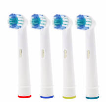 Cabeças de escova de dentes elétrica, substituição para escova de dentes oral b eb 17 2024 - compre barato