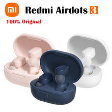 Беспроводные наушники Xiaomi Redmi AirDots 3, Bluetooth наушники AptX, адаптивные стерео басы с микрофоном, гарнитура, наушники-вкладыши 3 TWS 2024 - купить недорого