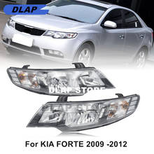 2PCS Left and Right Front Bumper Headlight Head Light For KIA FORTE 2009 2010 2011 2012 Front Headlamp Head Lamp 2024 - buy cheap