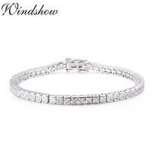 Princess Cut AAA Square CZ Tennis Bracelet For Women Girls 925 Sterling Silver Wedding Jewelry Braceletes Pulseras Bracciali 2024 - buy cheap