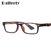 Ralferty винтажные маленькие прямоугольные очки для чтения для женщин компьютер анти синий светильник мужские очки дальнозоркости диоптрий плюс 2024 - купить недорого