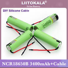 Литий-ионный аккумулятор LiitoKala NCR18650B, 3,7 в, 3400 мАч, 18650 2024 - купить недорого