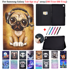 For Samsung Tab S5e 10 5 Case Magnetic Card Slots Stand Tablet Animal Funda For Samsung Galaxy Tab S5e Case SM-T720 SM-T725 10.5 2024 - buy cheap