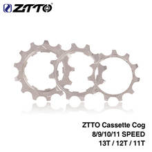 ZTTO 1PCS MTB Bike Freewheel Cog 8 9 10 11 Speed 11T 12T 13T Bicycle Cassette Sprockets Accessories For Shimano SRAM 2024 - купить недорого