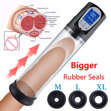 Electric Penis Pump Sex Toys for Men Dick Enlargement Pumps Penis Vacuum Pump Penile Enlarger Erection Male Masturbator Sex Tool 2024 - buy cheap