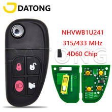 Datong World Car Remote Key For Jaguar X S Type 1999-2009 XJ XJR 315/434 Mhz 4D60 Chip Auto Smart Control Replace Flip Key 2024 - buy cheap