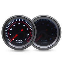 2'' 52mm Universal Smoke Lens Auto Tachometer White LED 0-8000 RPM Gauge Car Meter For 1-8 Cylinders Gasoline Car 2024 - buy cheap