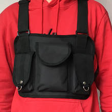 Новые женские тактические поясные сумки, нагрудная сумка в стиле хип-хоп, уличная Мужская функциональная поясная сумка с регулируемыми карманами, жилет Kanye West 2024 - купить недорого