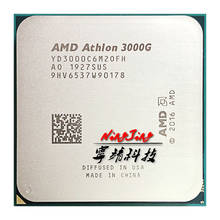 Amd athlon 3000g x2 3000g 3.5 ghz duplo-núcleo quad-thread processador cpu yd3000c6m2ofh soquete am4 novo mas sem o refrigerador 2024 - compre barato