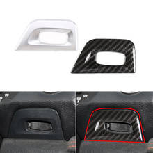 For BMW 1 Series E81 2007 2008 2009 2010 2011 Car Carbon Texture Center Control Ignition Switch Key Hole Cover Frame Trim 2024 - buy cheap