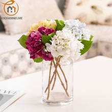 Hydrangea simulação casa sala de estar decoração simulação hortênsia flores artificiais bouquet casamento 2024 - compre barato