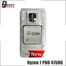 AMD Ryzen 7 PRO 4750G Новый R7 PRO 4750G 3,6 ГГц Восьмиядерный 16-поточный процессор 65 Вт 100-000000145 разъем AM4 2024 - купить недорого