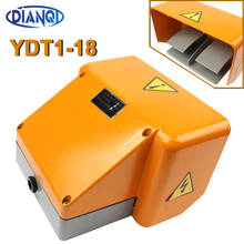 Interruptor de pie de YDT1-18, Pedal con Control de pie YDT1-18, doble pedal, uso para máquina de flexión 2024 - compra barato