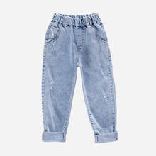 New Arrival Big Boys Jeans Trousers Spring 2020 Teen Boys Pants