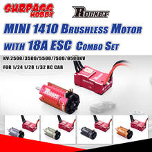 SURPASS HOBBY Combo MINI 1410 Brushless Motor 18A ESC for 1/24 1/28 1/32 RC Car Traxxas Scx24 Kyosho DRZ Wltoys A959 A959b 2024 - buy cheap