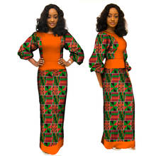 Летние Новые платья для женщин vestidos Сексуальная женская одежда в африканском стиле Дашики Повседневная традиционная африканская одежда WY1838 2024 - купить недорого