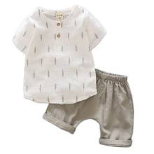 LILIGIRL 2Pcs Baby Boys Clothes Set Short-sleeve T-shirt Pants Suits Kids Cotton Comfortable Cartoon Summer Children Clothing 2024 - buy cheap