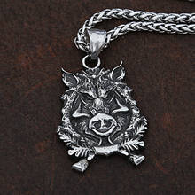 Vintage Viking Wild Boar Necklace Stainless Steel Boar Animal Pendant Biker Jewelry Accessories Amulet Gift Wholesale 2024 - buy cheap