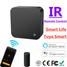 Ir de controle remoto inteligente wifi universal infravermelho tuya para casa inteligente controle para tv dvd aud ac funciona com amz alexa casa do google 2024 - compre barato