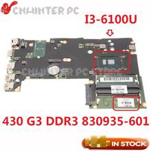 NOKOTION Tablero Principal para la placa base del ordenador portátil HP ProBook 440 G3 i3-6100U 830935-601 830935-001 totalmente probada 2024 - compra barato