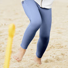 Ohsunny-calça legging esportiva para meninas, proteção solar, verão, anti-uv, resfriamento, respirável, infantil, sólida, casual 2024 - compre barato