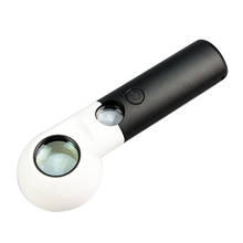 LED Lighted 10X 30X Hand Holding Magnifier High Double Magnification Magnifying Glass 2024 - buy cheap