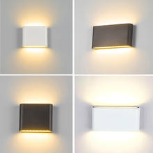 Modern Waterproof outdoor 6W 12W LED wall lamp Aluminum UP and Down Wall Light White/Black Wall Lamp Decoration Light AC85-265V 2024 - buy cheap
