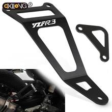 Para yamaha YZF-R3 2014 2015 2016 2017 2018 2019 2020 2021 acessórios da motocicleta traseiro placas de blanking apoio para os pés corrida gancho pé 2024 - compre barato