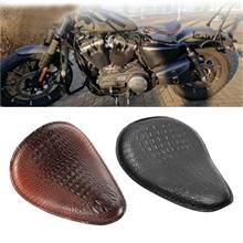 Asiento de motocicleta para Harley, personalizado, Chopper Bobber, asiento marrón 2024 - compra barato