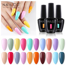 NAILCO Fashion 15ML Gel Nail Polish Soak Off UV Nail Art Semi-permanent Varnish Lacquer Manicure Nail Supplies For Professinals 2024 - купить недорого