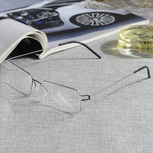 Screwless Eyewear Titanium Square Glasses Frame Men Prescription Eyeglass Frames Myopia Optical Korean Denmark Brand Designer 2024 - buy cheap