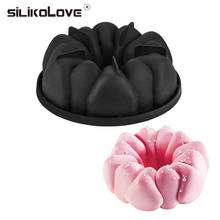 SILIKOLOVE-guirnalda de formas para hornear o Mousse, 3d molde de silicona, grande, Diy, para postre, utensilios para hornear 2024 - compra barato