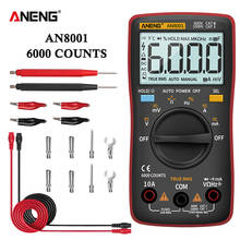 ANENG AN8001 Digital Multimeter Profesional 6000 Counts Capacitor tester EsrMeter Voltage Multitester Universal Meter Tester 2024 - buy cheap
