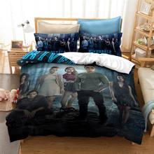 Conjunto de roupa de cama riverdale 3d, roupa de cama casal e única, decoração de quarto king/queen 2024 - compre barato