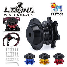 LZONE - Universal Steering Wheel Quick Release Hub Boss Kit Wheel Hub Adapter For 6 hole Steering Wheel Hub JR3859 2024 - buy cheap