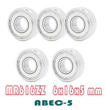 Mr616zz rolamento de esferas 6*16*5mm 5 pces ABEC-5 não padrão B6-63Z R-1660HH rolamentos rígidos mr616 z B6-63 2024 - compre barato
